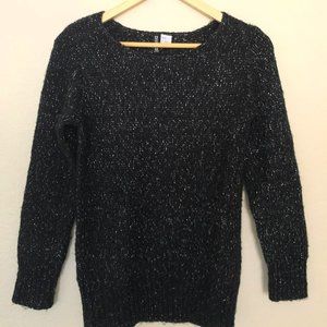 Black & silver knit sweater